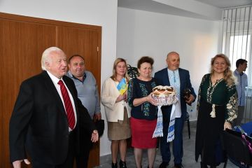 Ukraińska delegacja w powiecie miechowskim